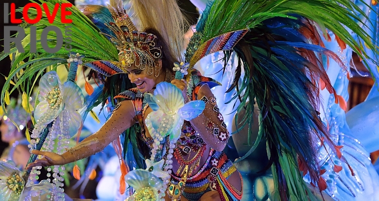 Carioca dancer at carnival in Rio de Janeiro